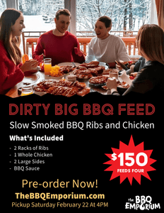 Dirty Big BBQ Feed - Takeaway pickup on Saturday February 22 at 4PM